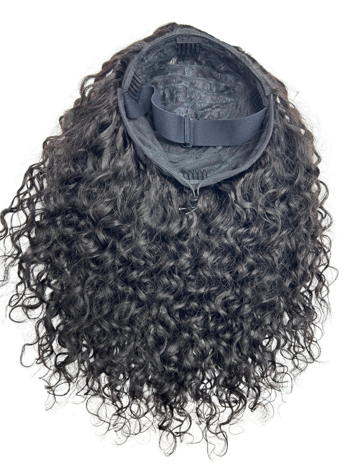 Italian Curly Half Wig - 3A-3B Curls