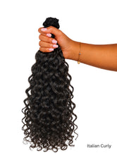 Load image into Gallery viewer, The-mona-label-Italian Curly Virgin Hair Bundles | Loose Curly Extensions
