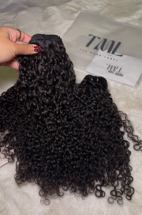 Talah Curly™ Virgin Hair Bundles | 4A Curly Hair Extensions-the-mona-label-bundle-deals