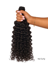The-Mona-Label-Kai Curly Hair Extensions | 3C–4A Virgin Human Hair Bundles
