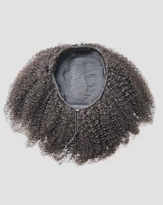 Burmese Curly Half Wig - 4B-4C Curls