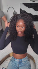 Load and play video in Gallery viewer, Kai Curly Hair Extensions | 3C–4A Virgin Human Hair Bundles-the-mona-label-video
